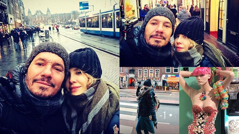 Marcelo Tinelli y Guillermina Valdés