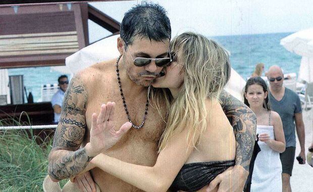Marcelo Tinelli y Guillermina Valdés en Miami. (Foto: revista Gente)