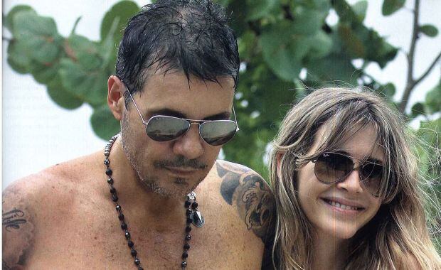 Marcelo Tinelli y Guillermina Valdés en Miami. (Foto: revista Gente)