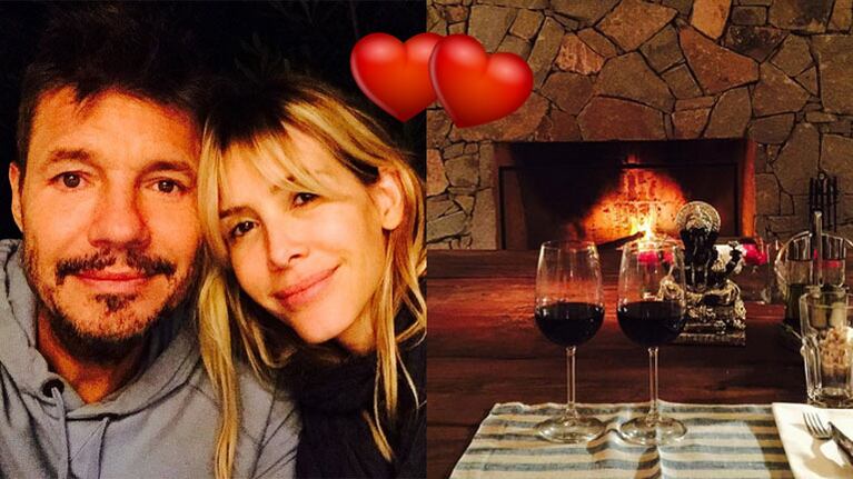 Marcelo Tinelli y Guillermina Valdés en una cena súper romántica: “Noche de amor”