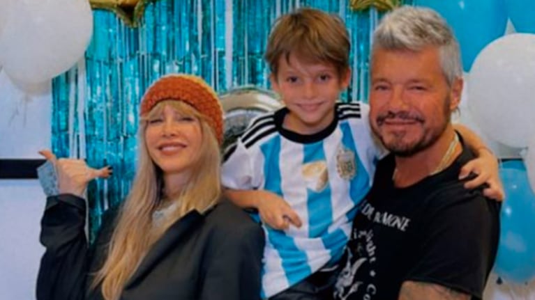 Marcelo Tinelli y Guillermina Valdés sorprendieron a su hijo Lolo con una torta mundialista inspirada en Lionel Messi.