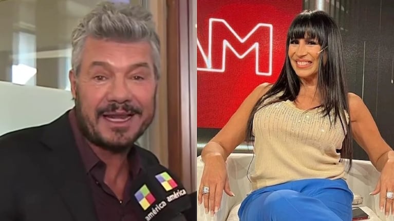 Marcelo Tinelli y Marixa Balli