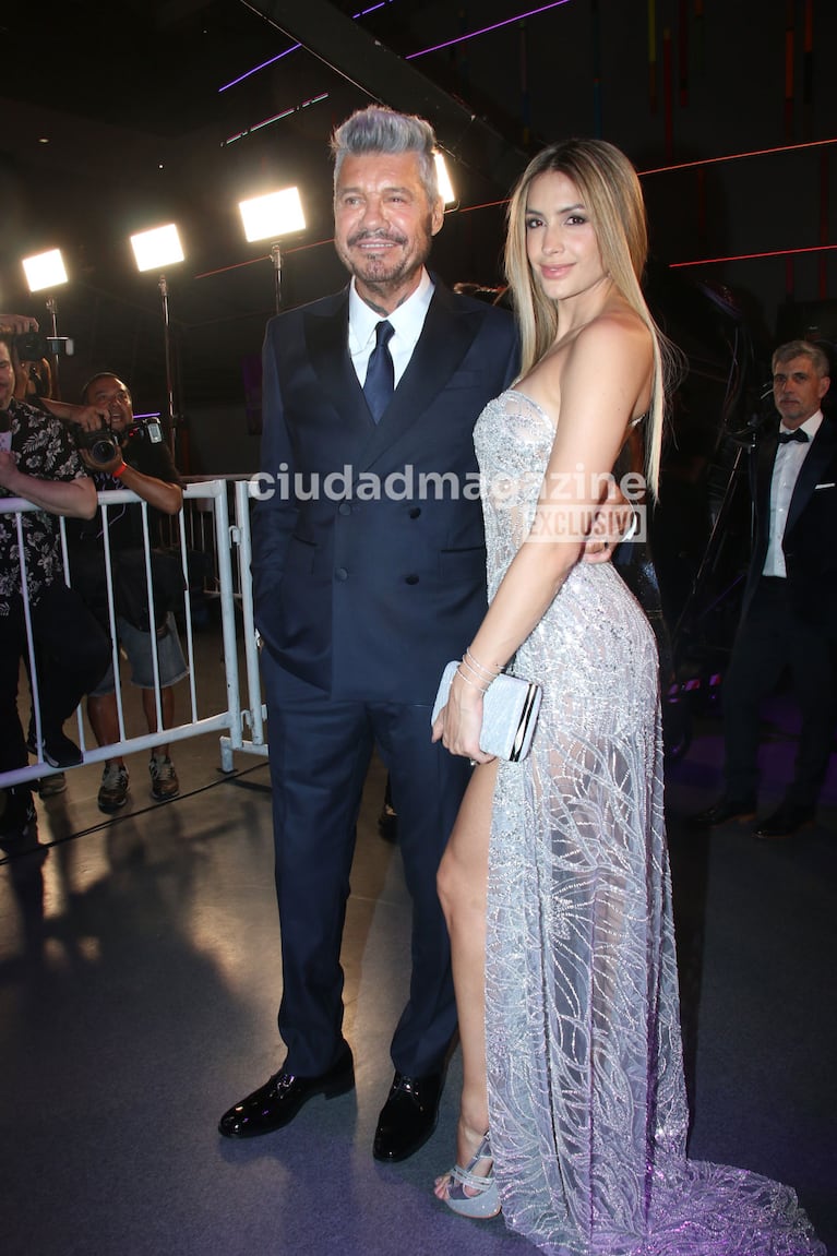 Marcelo Tinelli y Milett Figueroa en el Martín Fierro de la Moda (Foto: Movilpress).