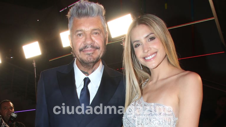 Marcelo Tinelli y Milett Figueroa en el Martín Fierro de la Moda (Foto: Movilpress).