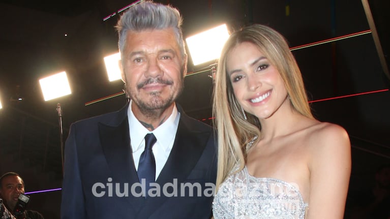 Marcelo Tinelli y Milett Figueroa en el Martín Fierro de la Moda (Foto: Movilpress).