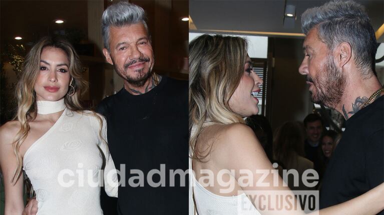 Marcelo Tinelli y Milett Figueroa en la Gala de los Personajes del Año (Fotos: Movilpress).