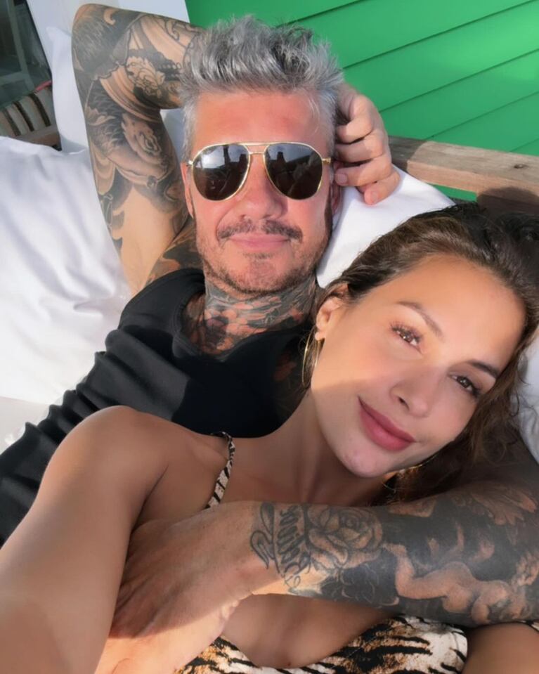 Marcelo Tinelli y Milett Figueroa / Fuente: Instagram