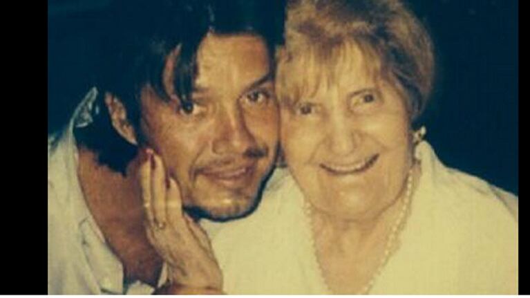 Marcelo Tinelli y su abula. (Foto: Twitter)