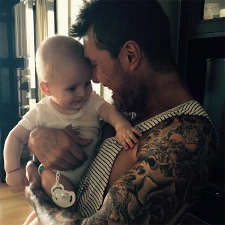 Marcelo Tinelli y su hijo Lorenzo. (Foto: Instagram.com/marcelotinelli)