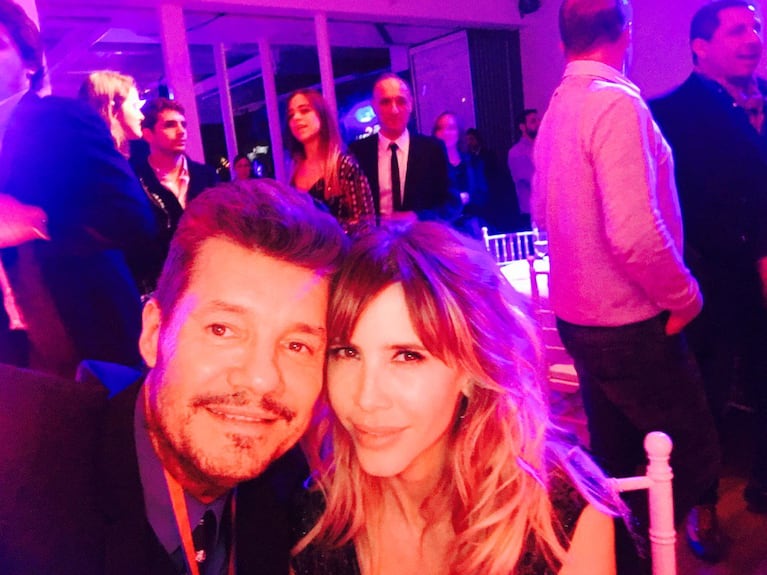 Marcelo Tinelli y su mujer Guillermina Valdes.