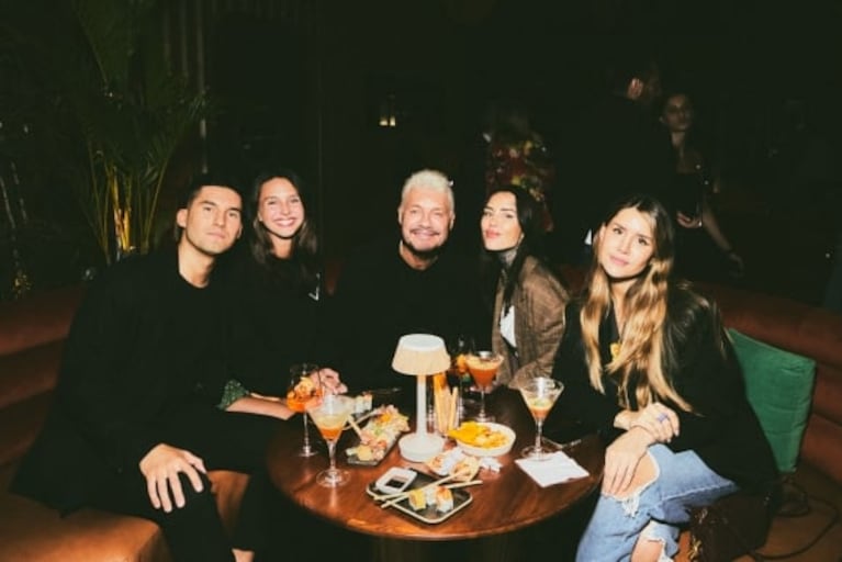 Marcelo Tinelli y sus hijos (Foto: Instagram)