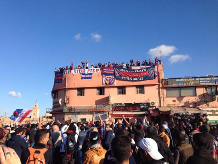 Marcelo Tinelli ya está en Marruecos donde San Lorenzo jugará el Mundial de Clubes. (Foto: Twitter)