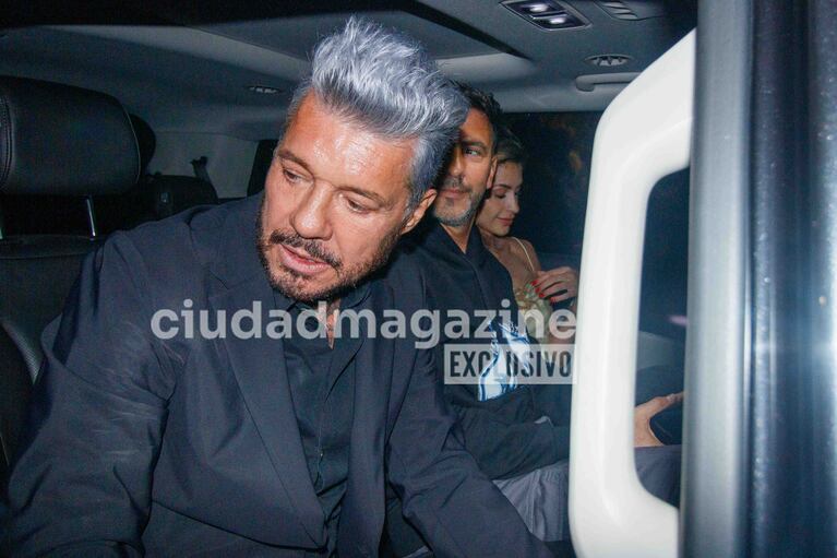 Marcelo Tnelli fue con Milett Figueroa a ver a Moria Casán a Brujas (Fotos: RS fotos)