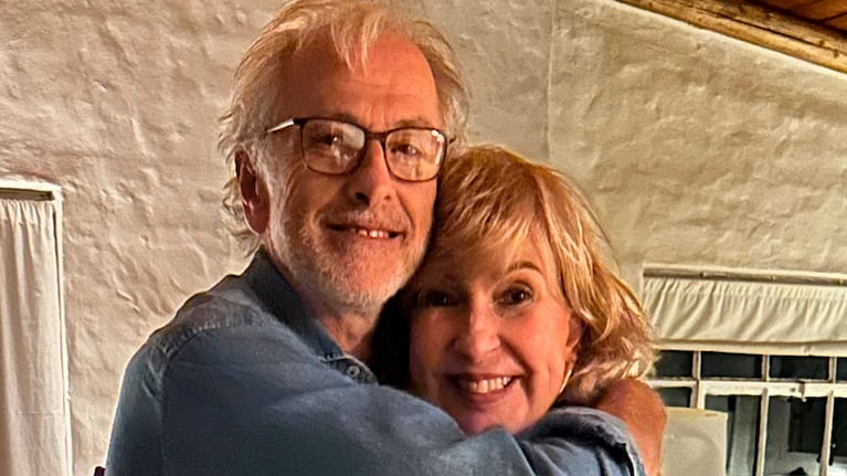 Marcelo Trepat y Georgina Barbarossa. (Foto: @geobarbarossa)