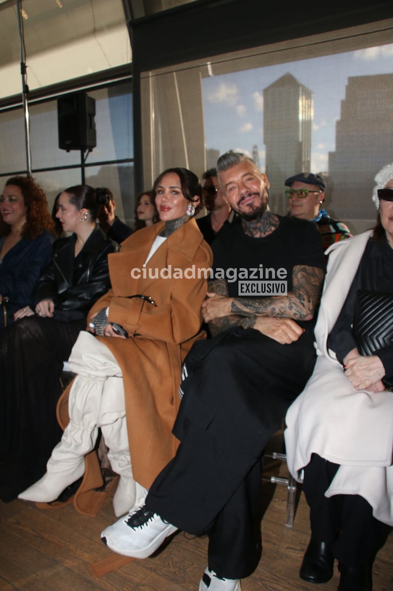 Marcelo y Cande Tinelli en el desfile de Atelier Pucheta Paz (Foto: Movilpress).