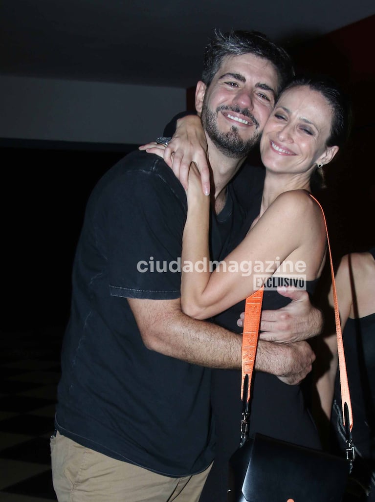 Marco Antonio Caponi y Mónica Antonópulos en el estreno de Reverso, ¿Qué es real y qué no? (Foto: Movilpress).