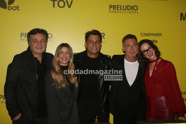 Marcos Carnevale, Laurita Fernández, Martín Bossi, Adrián Suar y Natalia Oreiro (Foto: Movilpress)