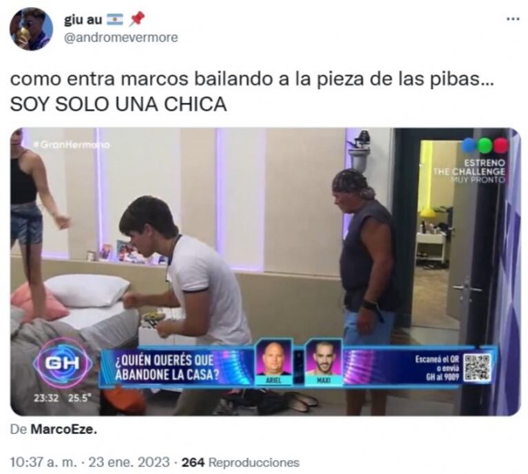 Marcos de Gran Hermano bailando es furor en las redes: el compilado de sus mejores pasos