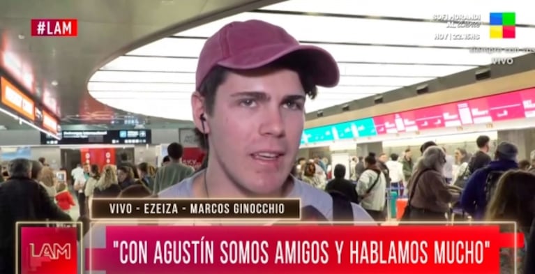 Marcos Ginocchio habló por primera vez de la versión de pelea con Agustín Guardis