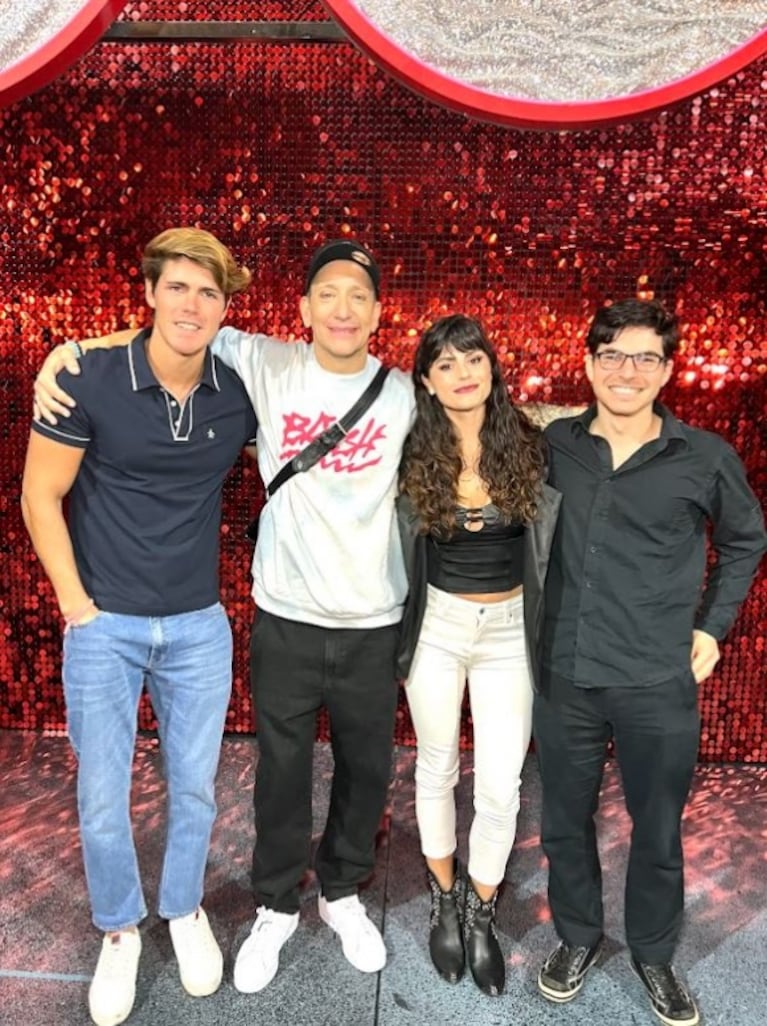 Marcos Ginocchio salió al teatro por primera vez después de Gran Hermano: fue a ver Tootsie, de Nico Vázquez
