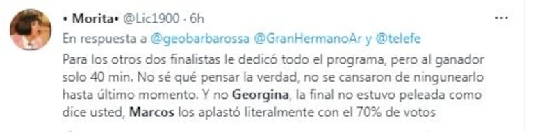 Marcos Ginocchio se mostró incómodo con Georgina Barbarossa y las redes estallaron contra la conductora