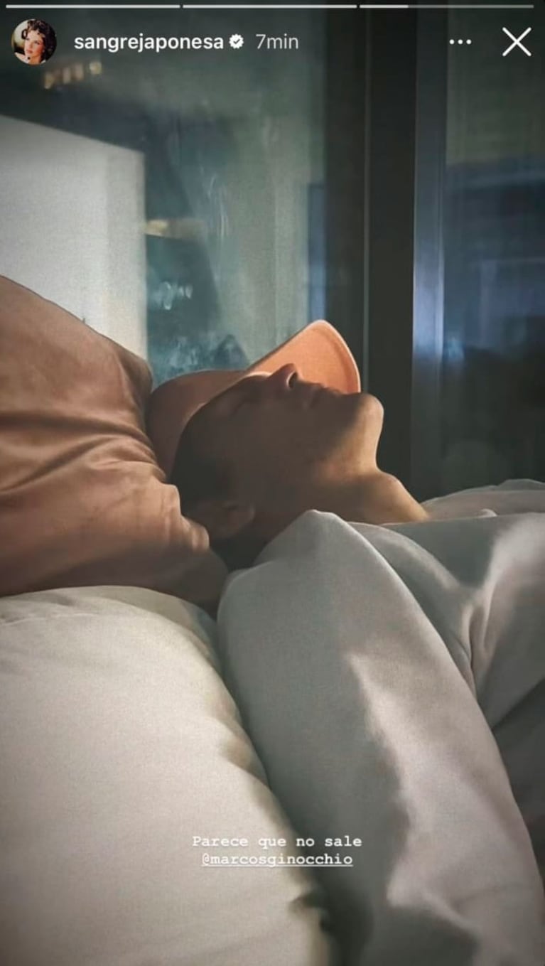 Marcos Ginocchio subió un inesperado video tras la polémica que desató la foto íntima que publicó China Suárez