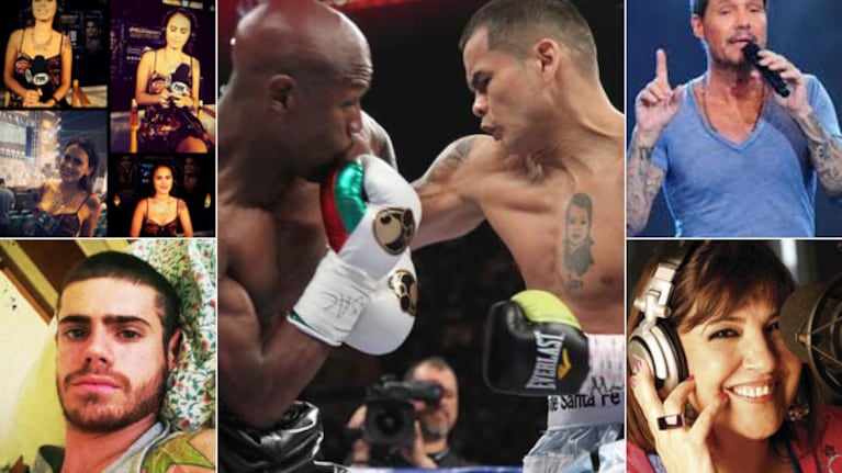 Marcos Maidana y Floyd Maywheater. (foto: Twitter)