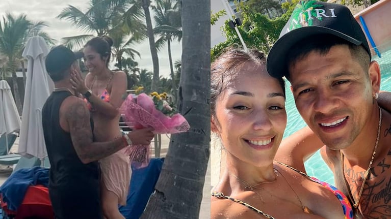 Marcos Rojo anunció su casamiento con su novia mediante un romántico posteo.