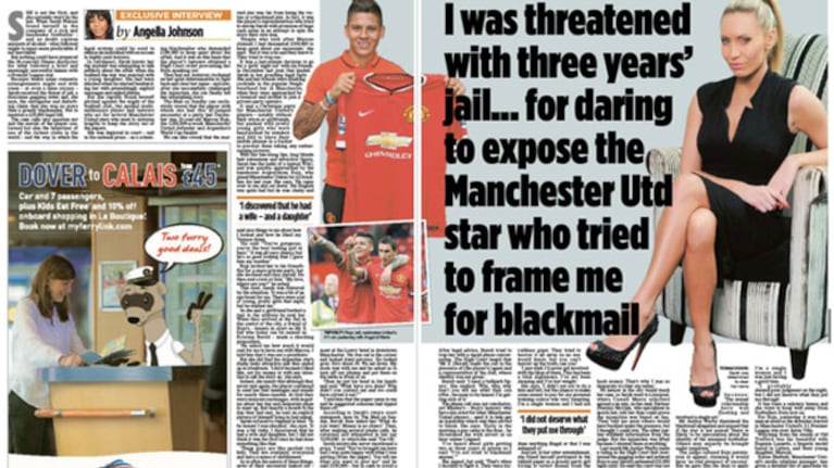Marcos Rojo, envuelto en un escándalo sexual en Inglaterra con una profesora de fitness. (Foto: Daily Mail)
