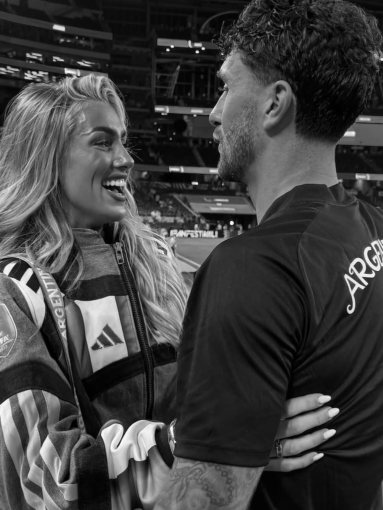 Marcos Senesi y Kelci-Rose Bowers. Foto: Instagram _kelci.rose_