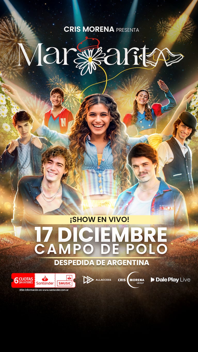 Margarita en Vivo en el Campo Argentino de Polo: cuándo y cómo comprar las entradas