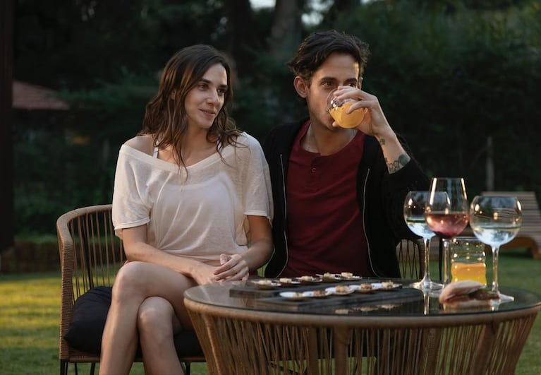 María Abadi y Agustín Aristarán. Foto: Instagram @abadimariaok