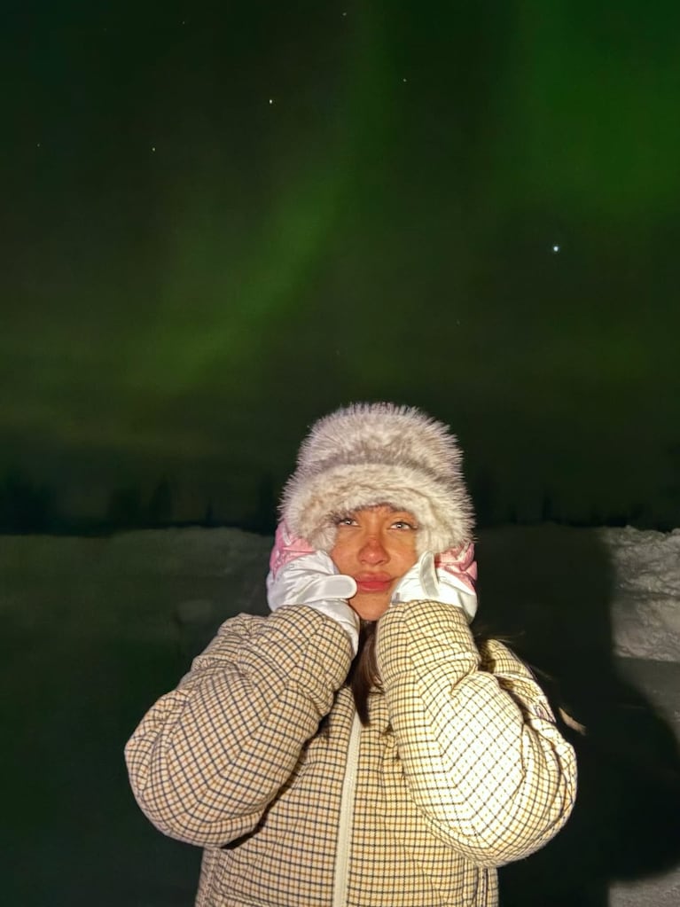 María Becerra, Navidad en Finlandia (Foto Instagram)