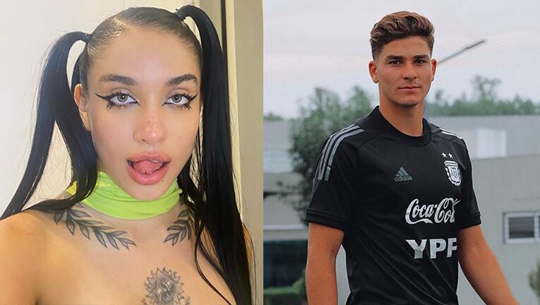 María Becerra reaccionó tras haber sido vinculada con el futbolista Julián Álvarez.