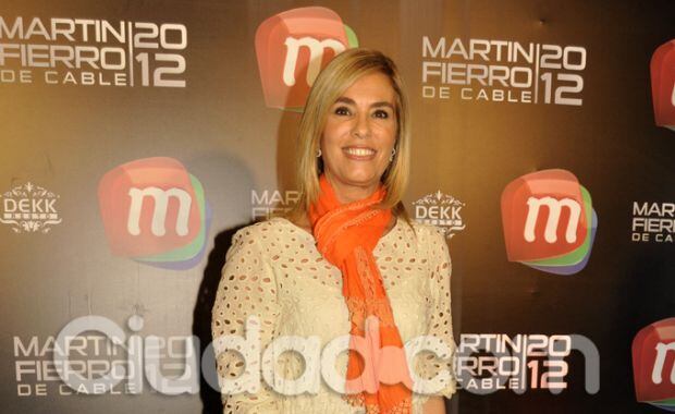 María Belén Aramburu en los Martín Fierro de cable. (Foto: Jennifer Rubio)