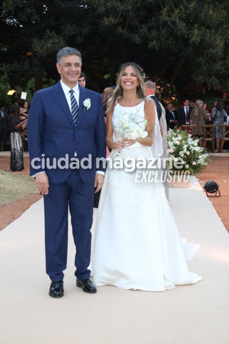 María Belén Ludueña y Jorge Macri se casaron: las fotos de la íntima celebración 