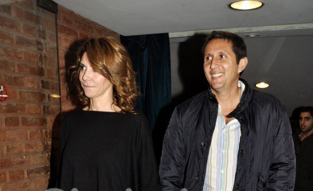 María Carámbula y Juan Pablo Varsky fueron a ver El hijo de puta del sombrero. (Foto: Jennifer Rubio)