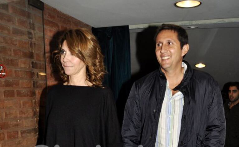María Carámbula y Juan Pablo Varsky fueron a ver El hijo de puta del sombrero. (Foto: Jennifer Rubio)