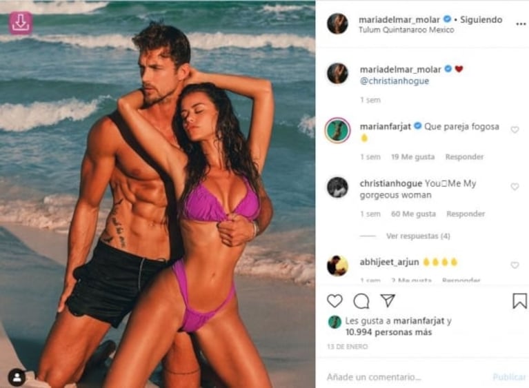 María del Mar Cuello Molar presentó a su novio, Christian Hogue, a 4 años de divorciarse de Alé: "Mi persona favorita"