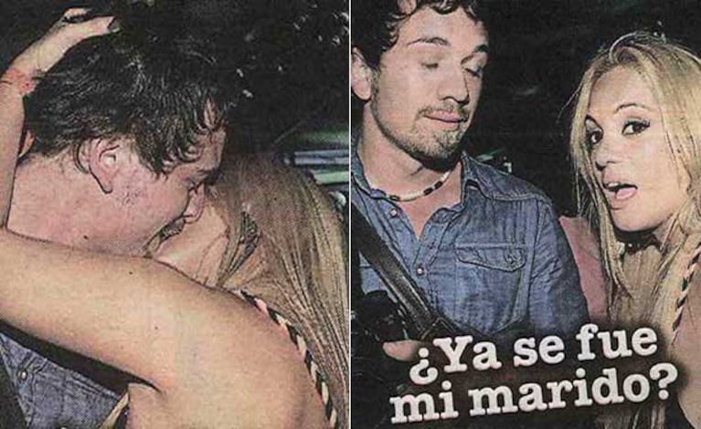 María Eugenia Ritó a los besos con un fotógrafo. (Foto: diario Libre)