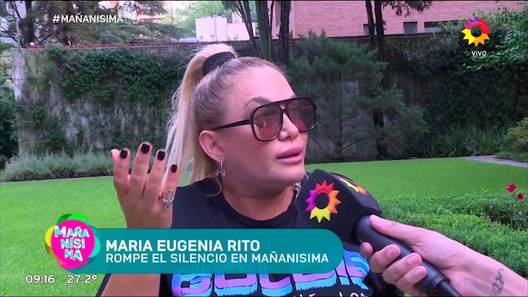 María Eugenia Ritó con Socios del Espectáculo.