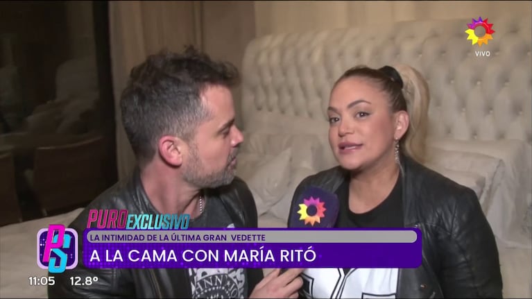 María Eugenia Ritó habló con Puro Show (Foto: captura de eltrece).