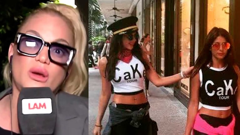 María Eugenia Ritó, Majo Martino y Karina Jelinek (Fotos: capturas América TV)