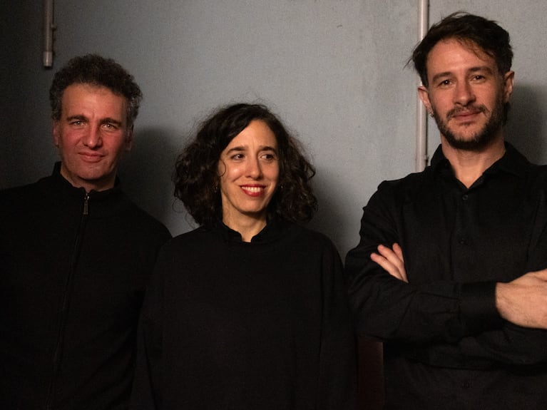María Ezquiaga con Javier Mattanó y Toto Ciccone