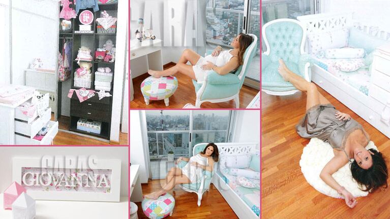 María Fernanda Callejón abrió las puertas del dulce cuarto de Giovanna. (Foto: revista Caras)