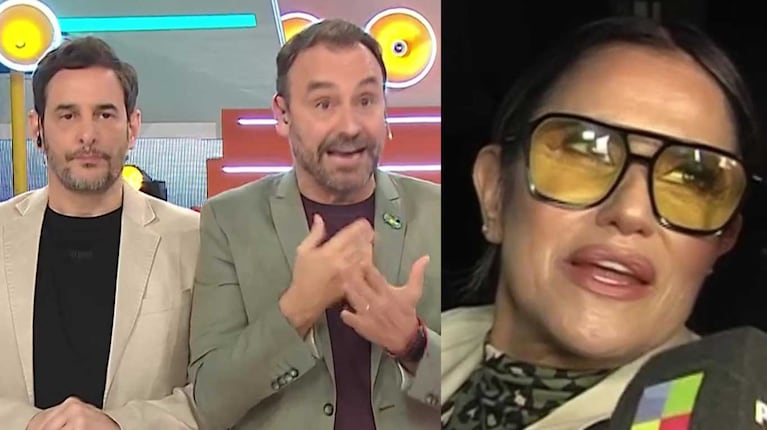 María Fernanda Callejón, Rodrigo Lussich y Adrián Pallares (Fotos: capturas América TV)