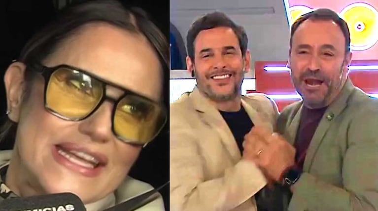 María Fernanda Callejón, Rodrigo Lussich y Adrián Pallares (Fotos: capturas América TV)