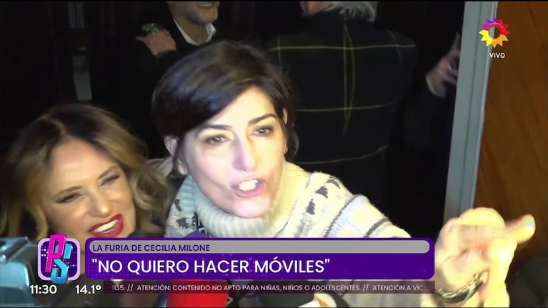 María Fernanda Callejón y Cecilia Milone (Foto: captura de Puro Show).