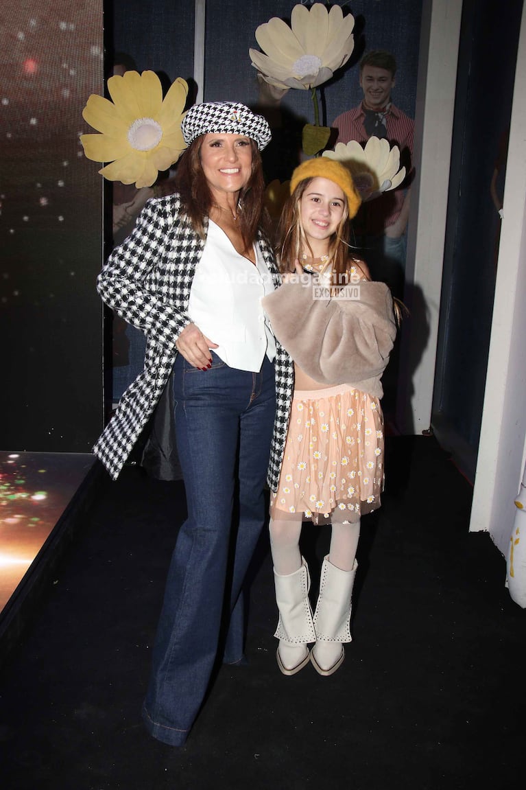 María Fernanda Callejón y su hija Giovanna. Foto: Movilpress.