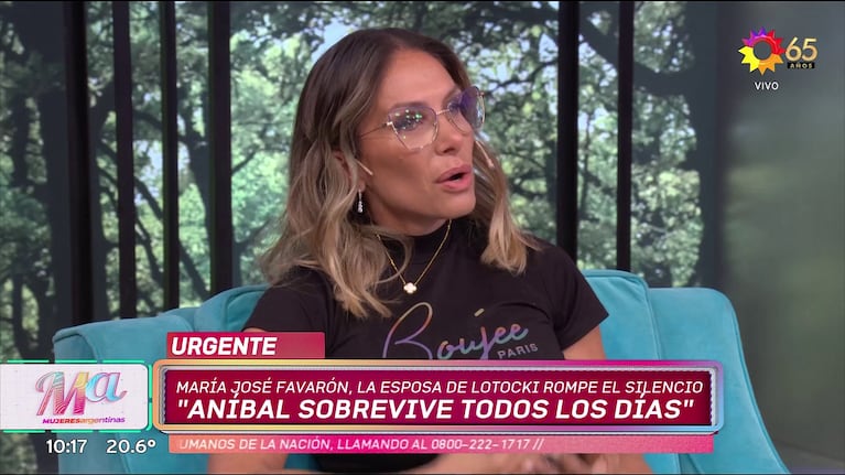 María José Favarón, la pareja de Aníbal Lotocki.
